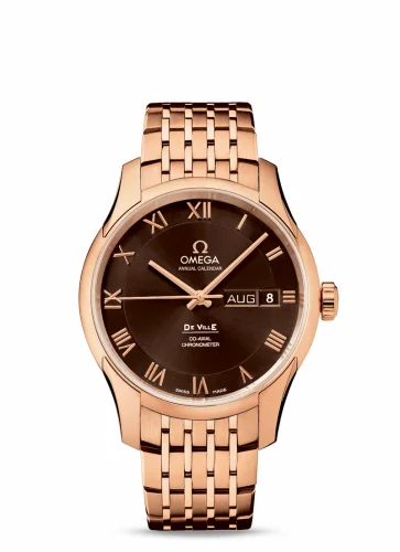 Omega De Ville Co-Axial Annual Calendar Red Gold / Brown / Bracelet 431.50.41.22.13.001 (43150412213001)